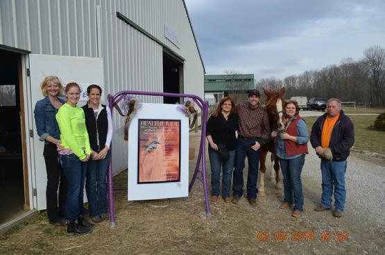 First clinic of "Healthy Ride 2014", Rock Cliff Ranch